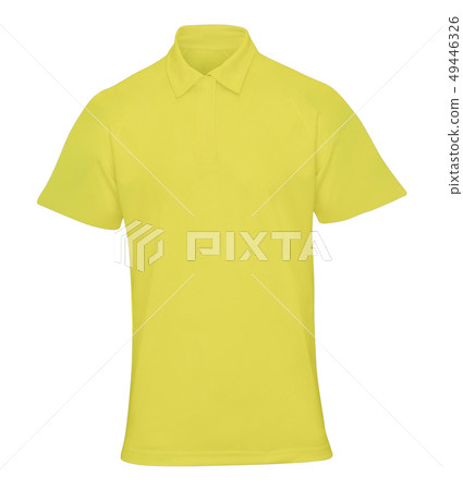 Men's Blank Yellow Shirt 49446326