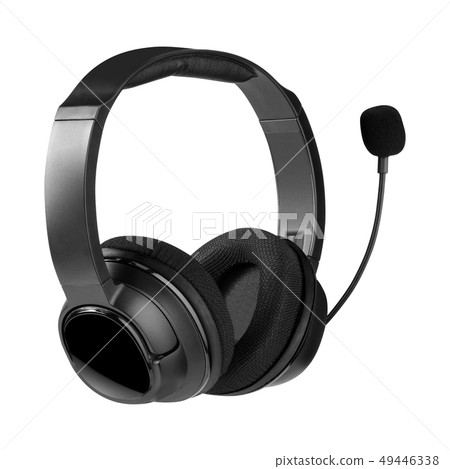 Helpdesk headset. Isolated on white background 49446338