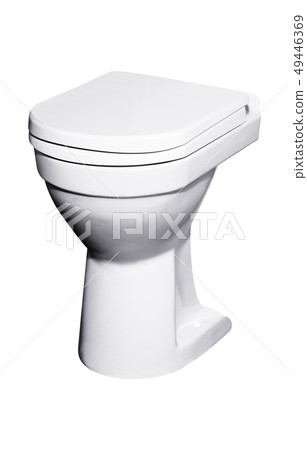 toilet bowl isolated on white background toilet bowl isolated on white background 49446369