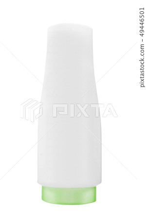 White plastic Shampoo Bottle isolated White plastic Shampoo Bottle isolated 49446501