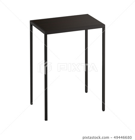 padded stool, isolated on a white padded stool, isolated on a white 49446680
