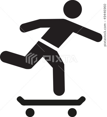 Skateboarder icon Skateboarder icon 49446960
