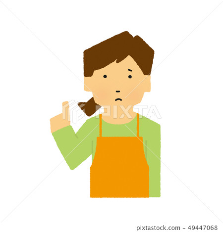 Housewife, mom, attention, trouble, adviser (simple touch) Housewife, mom, attention, trouble, adviser (simple touch) 49447068