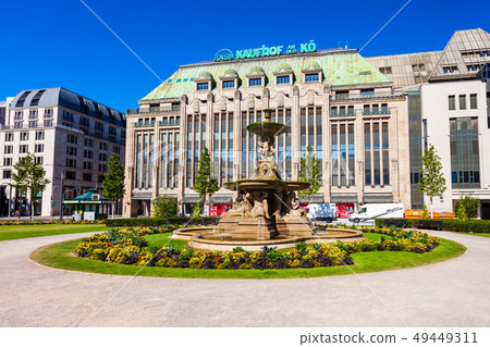 Kaufhof shopping mall in Dusseldorf 49449311