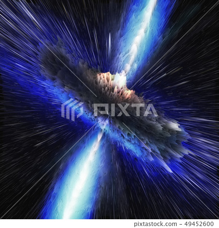 Colorful galaxy abstract cosmic background. Shiny fantasy universe. Deep cosmos. Infinity 49452600