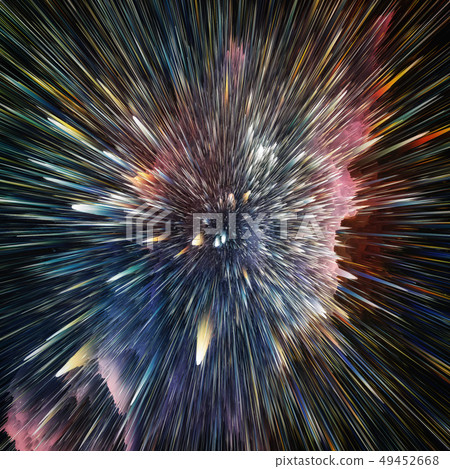 Colorful galaxy abstract cosmic background. Shiny fantasy universe. Deep cosmos. Infinity 49452668