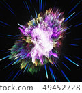 Colorful galaxy abstract cosmic background. Shiny fantasy universe. Deep cosmos. Infinity 49452728
