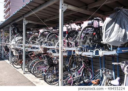 bicycle parking space bicycle parking space 49455224