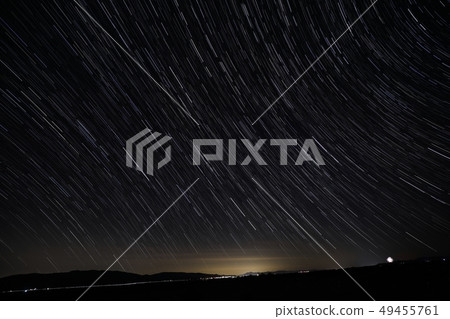 Starry sky seen from Joshua Tree 49455761