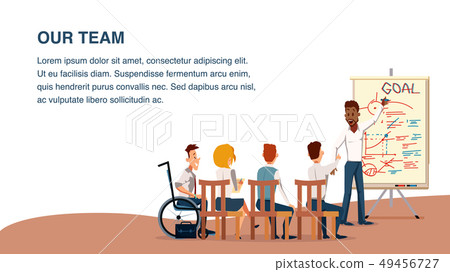 Speaker Giving Presentation to Freelance Team Speaker Giving Presentation to Freelance Team 49456727