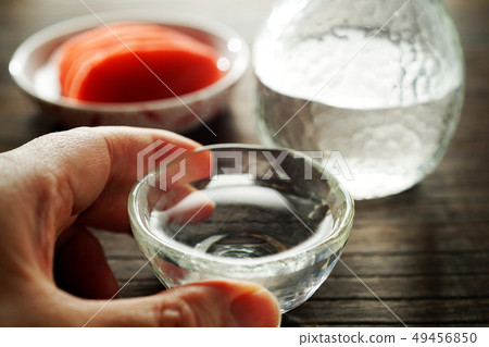 Supper with sake and pickles Supper with sake and pickles 49456850