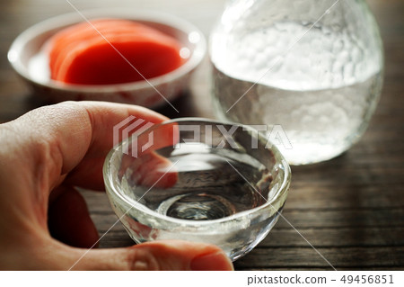 Supper with sake and pickles Supper with sake and pickles 49456851