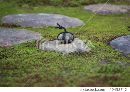 Japanese Garden Kenrokuen Stop Stone Japanese Garden Kenrokuen Stop Stone 49458742