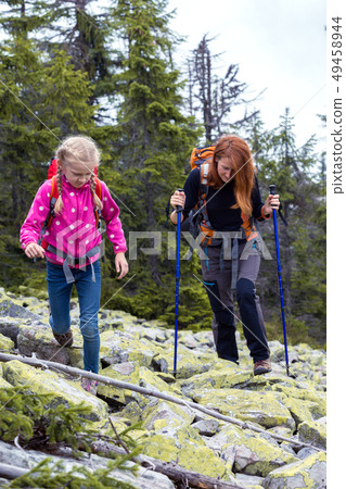 family at the at the Carpathians 49458944