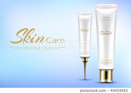 Vector promo banner for moisturizing cosmetics 49459483