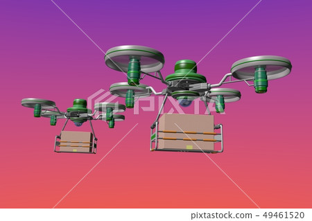 無人機交付圖像（編隊飛行·空背） 49461520