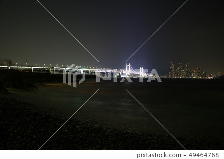 Gwangan Bridge, night view Gwangan Bridge, night view 49464768