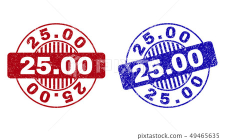 Grunge 25.00 Textured Round Stamps 49465635