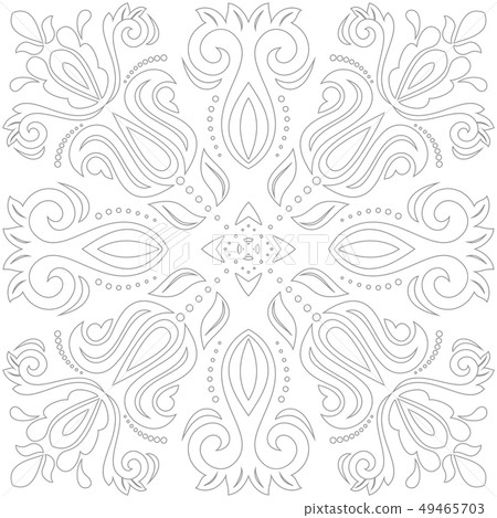 Oriental Abstract Pattern Oriental Abstract Pattern 49465703