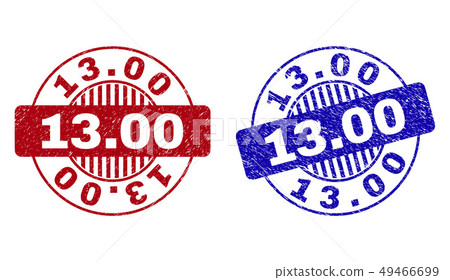 Grunge 13.00 Textured Round Stamps 49466699