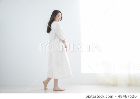 White one piece woman 49467520