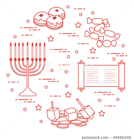Jewish holiday Hanukkah 49468208
