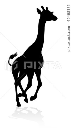 Giraffe Animal Silhouette Giraffe Animal Silhouette 49468583