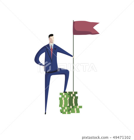Business and money. Businessman on white background. 49471102