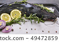 Cooking catfish with spices and rosemary 49472859