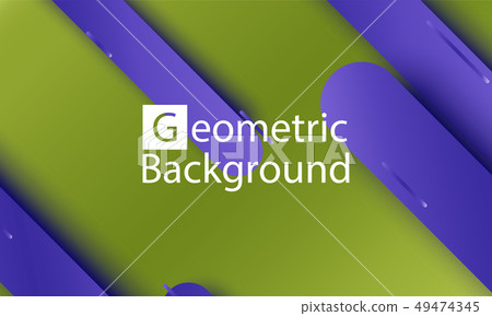 Geometric background. Material design. - Stock Illustration [49474345 ...