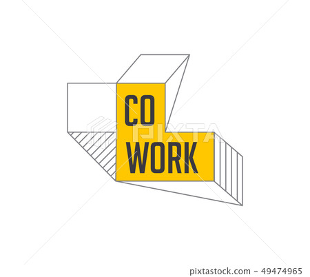 Coworking Space, networking zone logo and icon. Vector design Coworking Space, networking zone logo and icon. Vector design 49474965