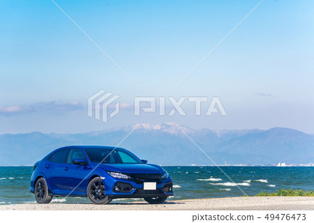 Drive the blue sports car Shiga Drive the blue sports car Shiga 49476473