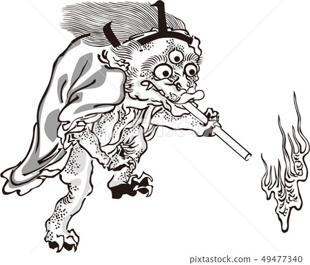 浮世繪Yokai第10部分黑白 49477340