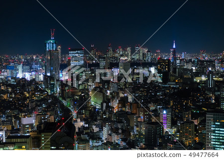 Ebisu Garden Place Tower observatory night view (for Shibuya and Shinjuku) 49477664