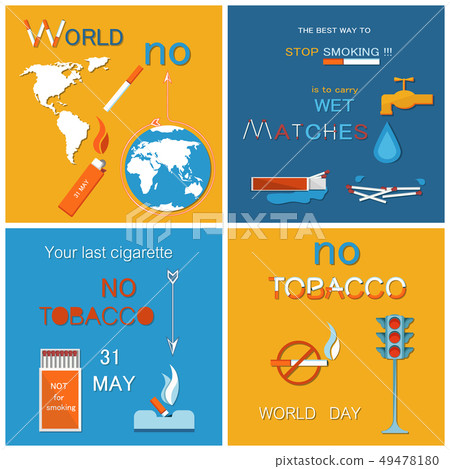 World no Tobacco Day 31th May Poster Traffic Light World no Tobacco Day 31th May Poster Traffic Light 49478180