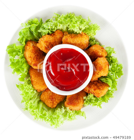 Crispy chicken nuggets Crispy chicken nuggets 49479189
