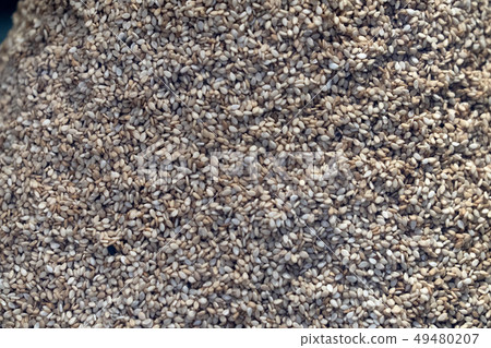 sesame seeds close up macro sesame seeds close up macro 49480207