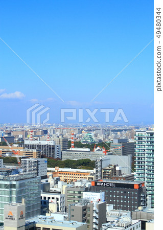 名古屋市名古屋城堡周圍的風景 名古屋市名古屋城堡周圍的風景 49480344