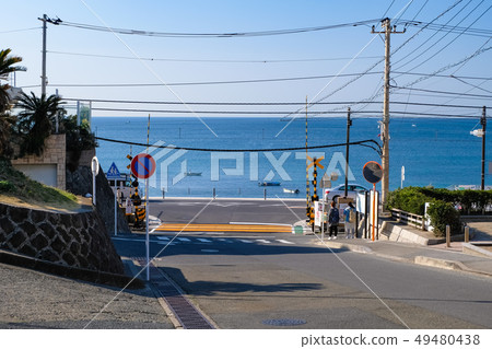 Kamakura High School Front Level Crossing Kamakura High School Front Level Crossing 49480438