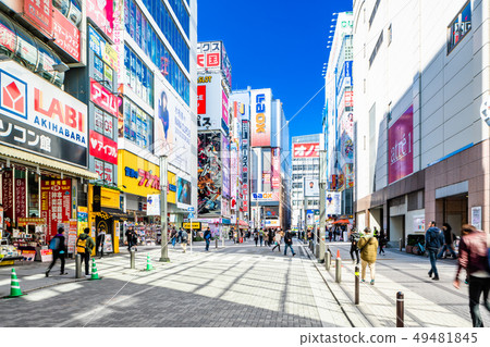 東京秋葉原站電街出口站風景 東京秋葉原站電街出口站風景 49481845