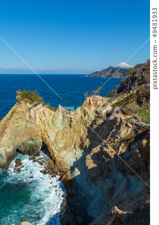 Mount Fuji facing from Nishiizu Koenasaki coast 49481933