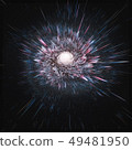 Colorful galaxy abstract cosmic background. Shiny fantasy universe. Deep cosmos. Exploding star in 49481950