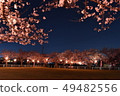 Cherry blossoms at night 49482556