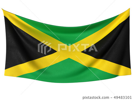 Jamaica flag ratio 1: 2 Jamaica flag ratio 1: 2 49483101
