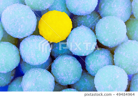background colorful contrasting yellow round candy background colorful contrasting yellow round candy 49484964