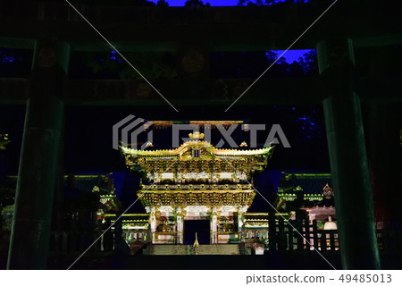 Toshogu Shrine Yomei門，點亮 49485013