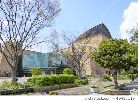 福岡市立圖書館的外觀（福岡縣福岡市） 49485119