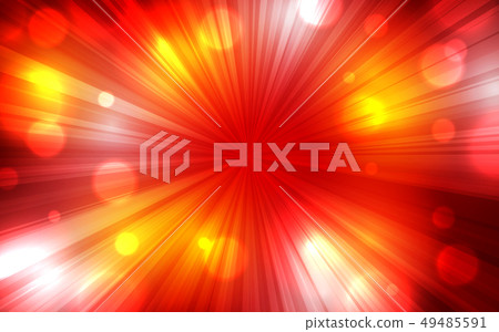 Red color burst background poster flyer banner. 49485591