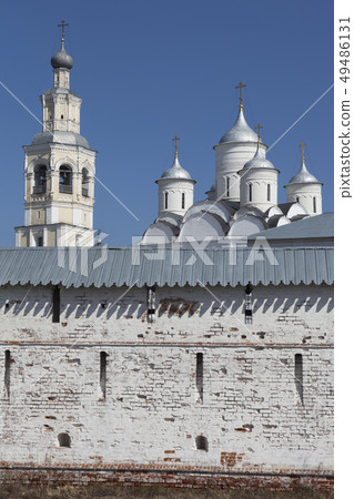 Wall Holy Monastery Prilutsk and Savior Cathedral Wall Holy Monastery Prilutsk and Savior Cathedral 49486131