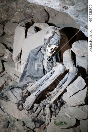 Mummified skeleton from Coqueza 49486806